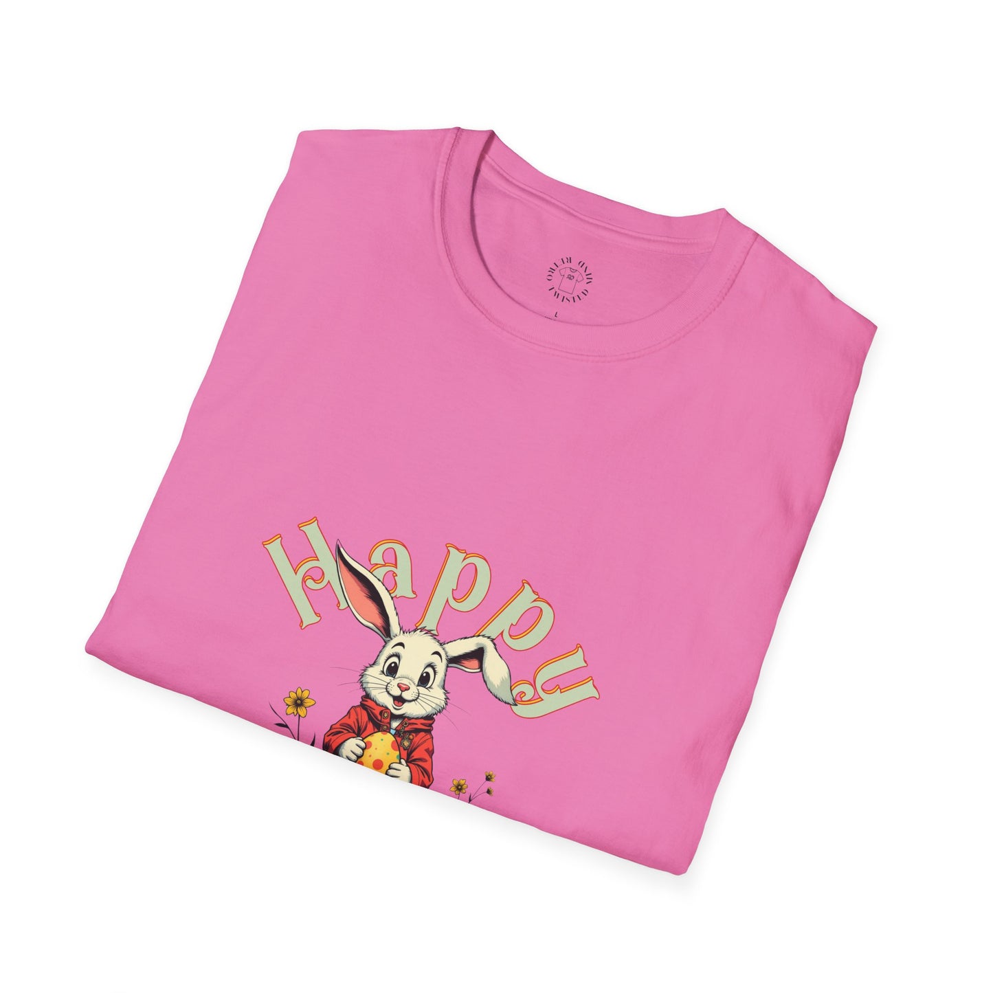 Happy Easter Unisex Softstyle T-shirt - Spring Celebration Tee,easter bunny
