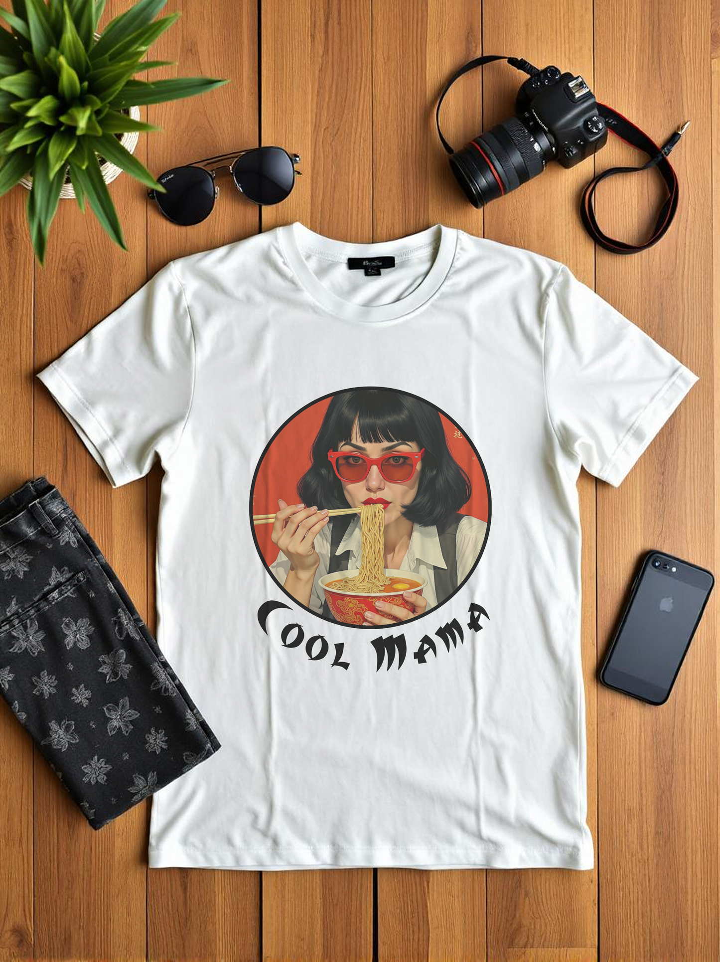 Cool Mama Retro Graphic Unisex T-Shirt - Perfect for Food Lovers