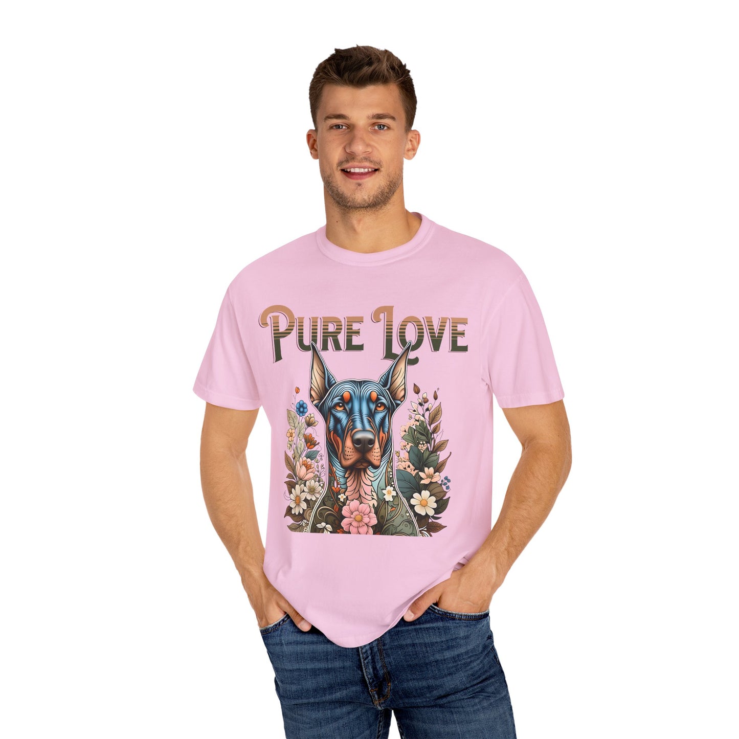 Pure Love Dog Art Unisex T-Shirt - Perfect Gift for Animal Lovers