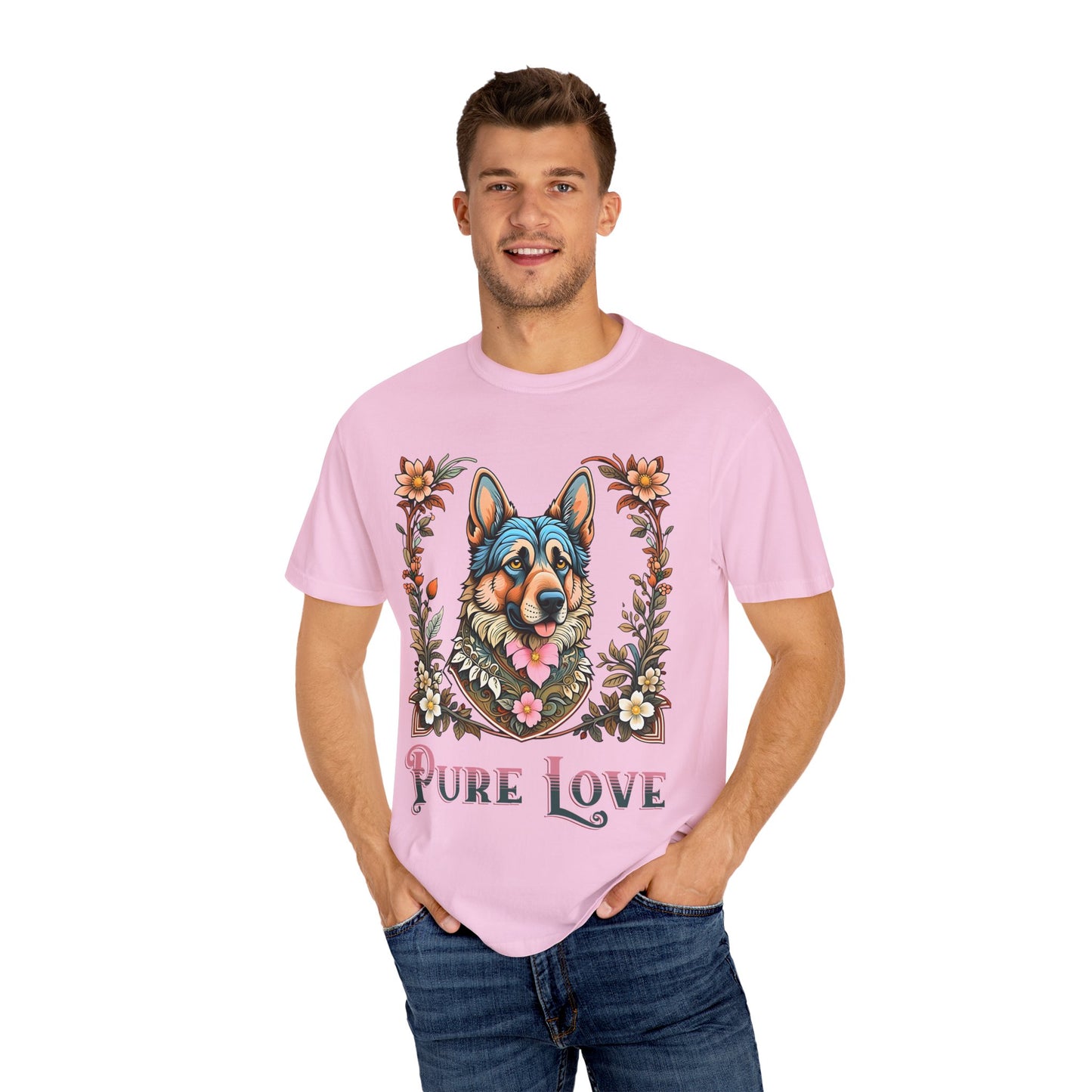 Pure Love Unisex T-Shirt - Dog Graphic Tee for Animal Lovers