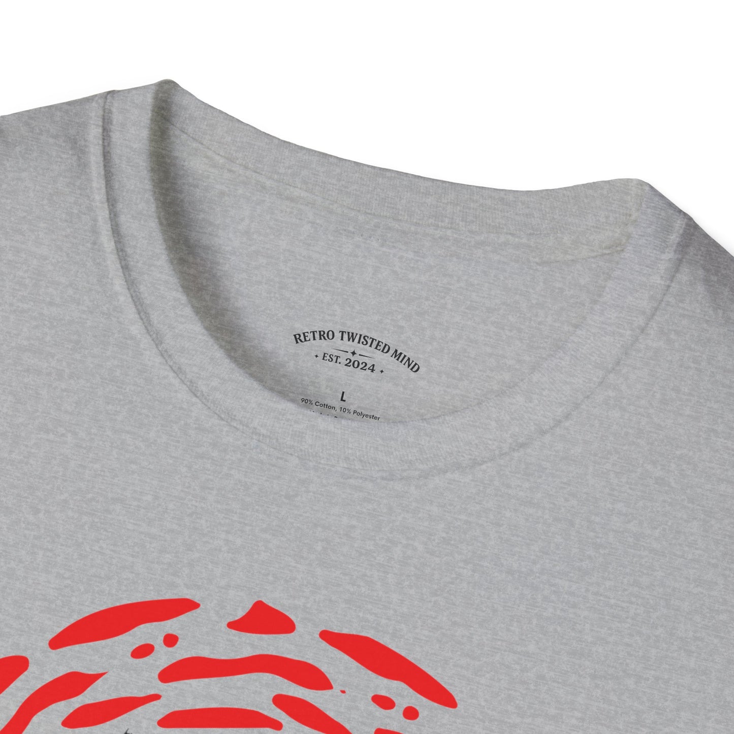 Doberman Graphic T-Shirt — Red Halo 'Bandit' Design