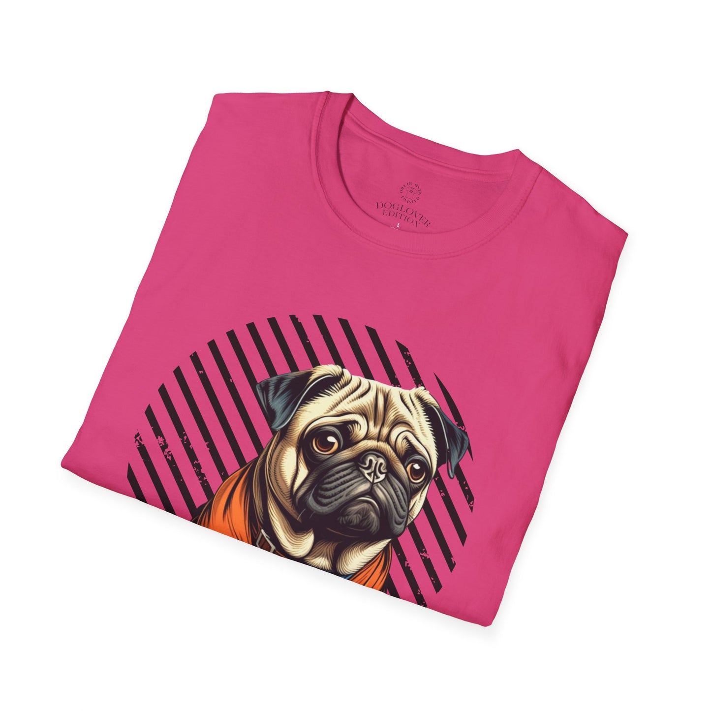Pure Love Pug Unisex Softstyle T-Shirt