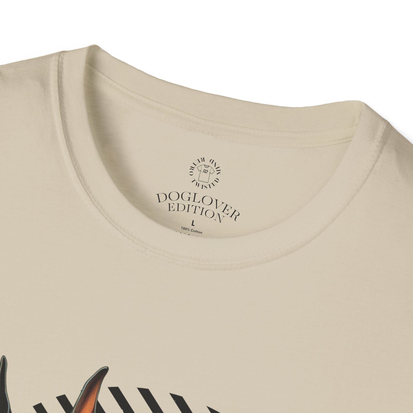 Pure Love Doberman Unisex Softstyle T-Shirt