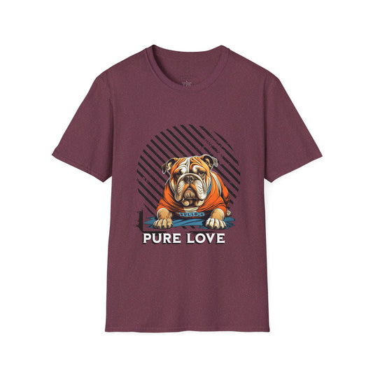 Pure Love Bulldog Unisex Softstyle T-Shirt