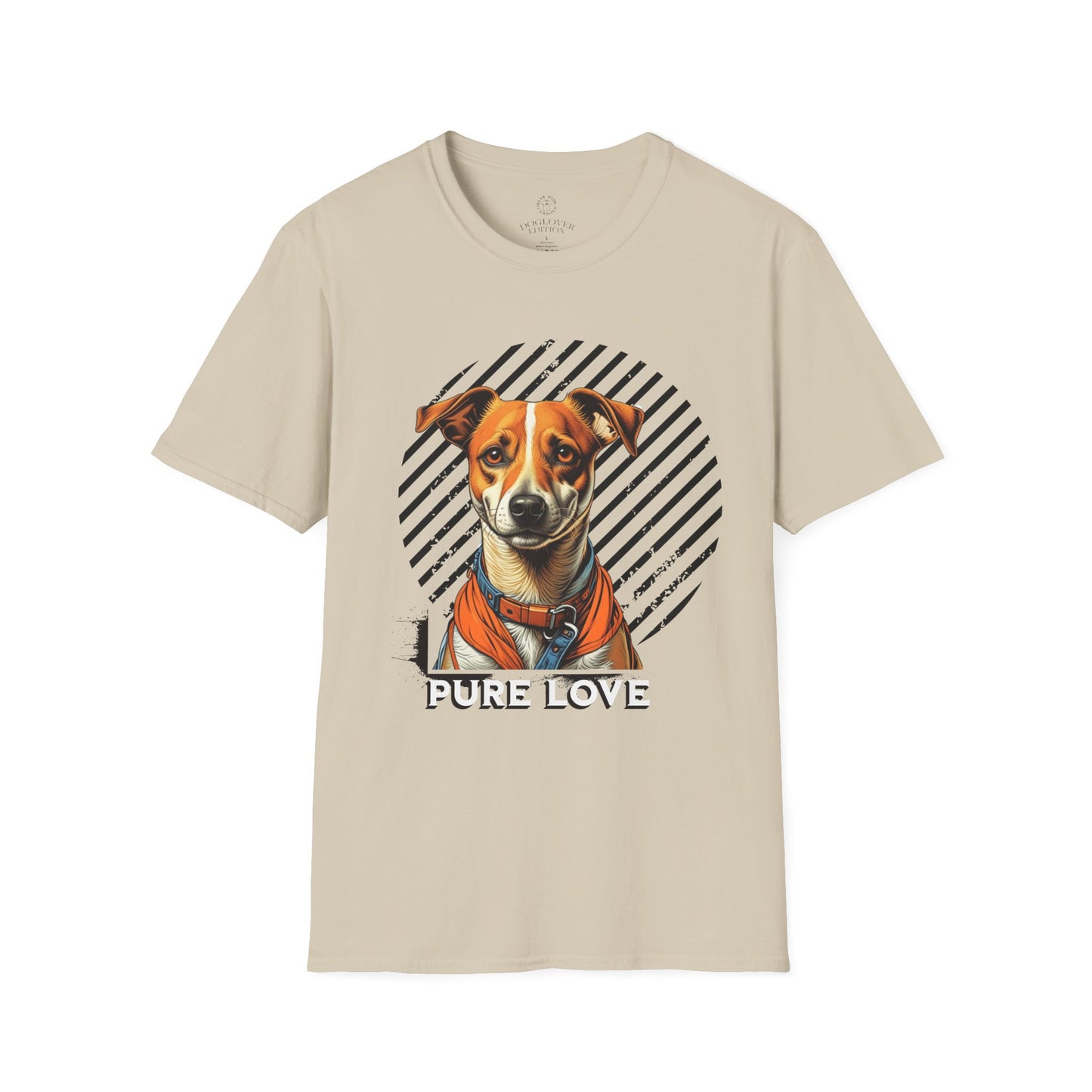 Pure Love Dog Unisex T-Shirt - Softstyle Cotton Tee for Animal Lovers