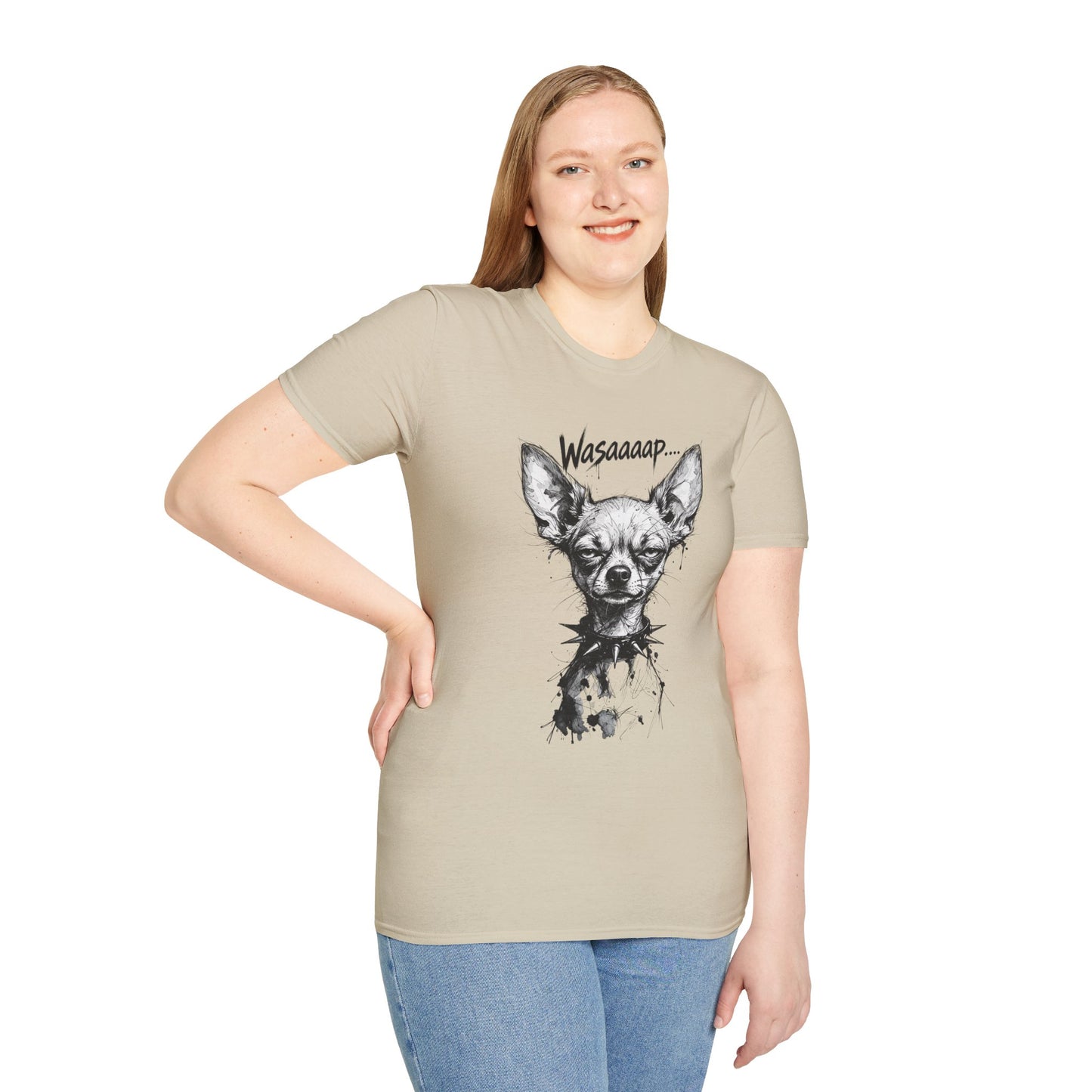 Chihuahua 'Wasaaaap' Graphic T-Shirt — Funny Dog Tee for Pet Lovers
