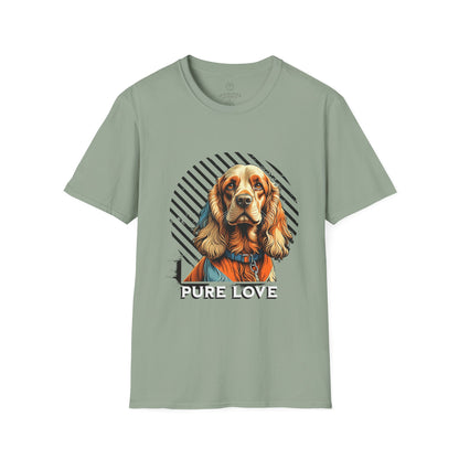 Pure Love Unisex Softstyle T-Shirt - Dog Lover Gift