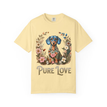 Pure Love Dog T-Shirt | Unisex Garment-Dyed Tee for Pet Lovers