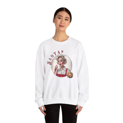 Funny Cookie Lover Sweatshirt - Retro Design - Santa? Christmas