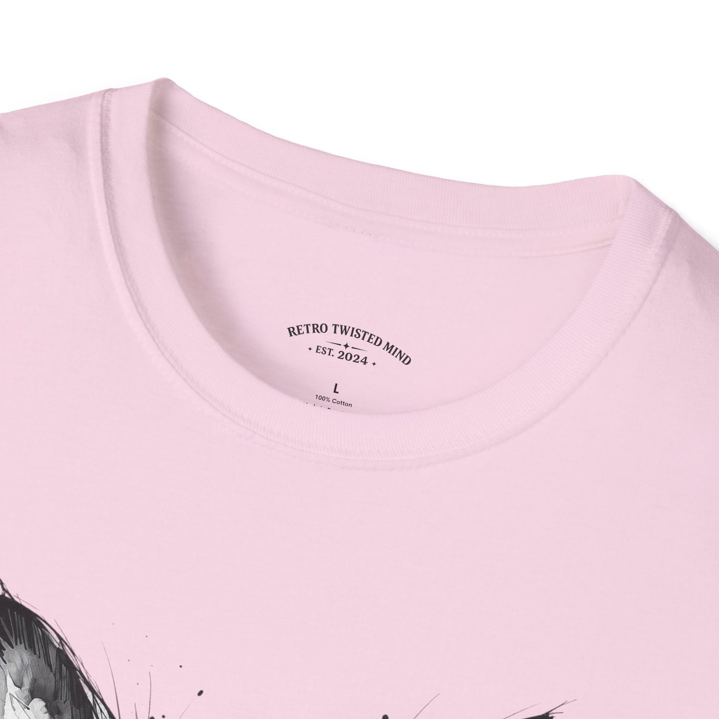 Chihuahua Portrait T‑Shirt — Expressive Black & White Dog Art Tee