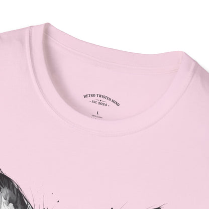 Chihuahua Portrait T‑Shirt — Expressive Black & White Dog Art Tee