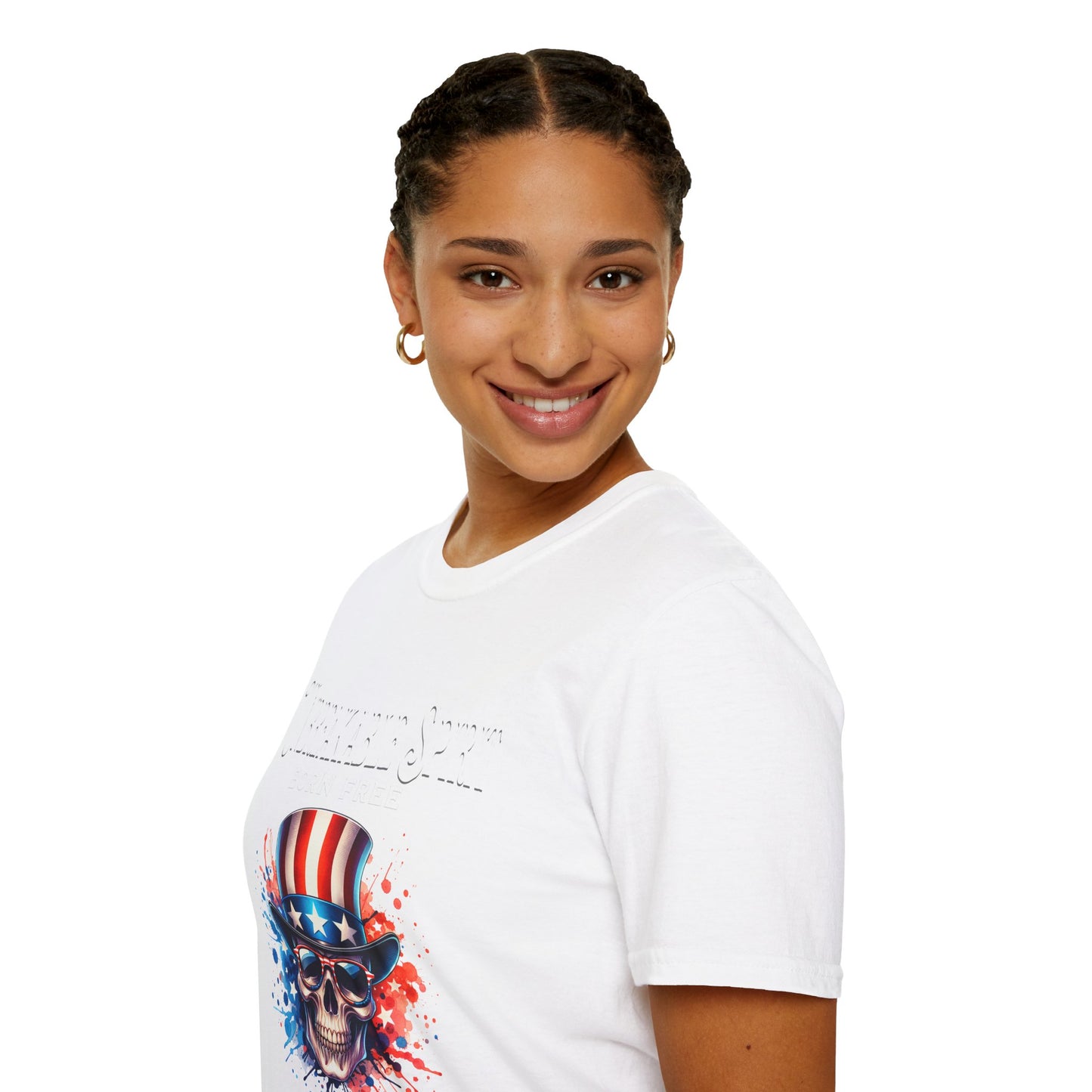 Patriotic Skull T-Shirt | Unisex Independence Day Tee