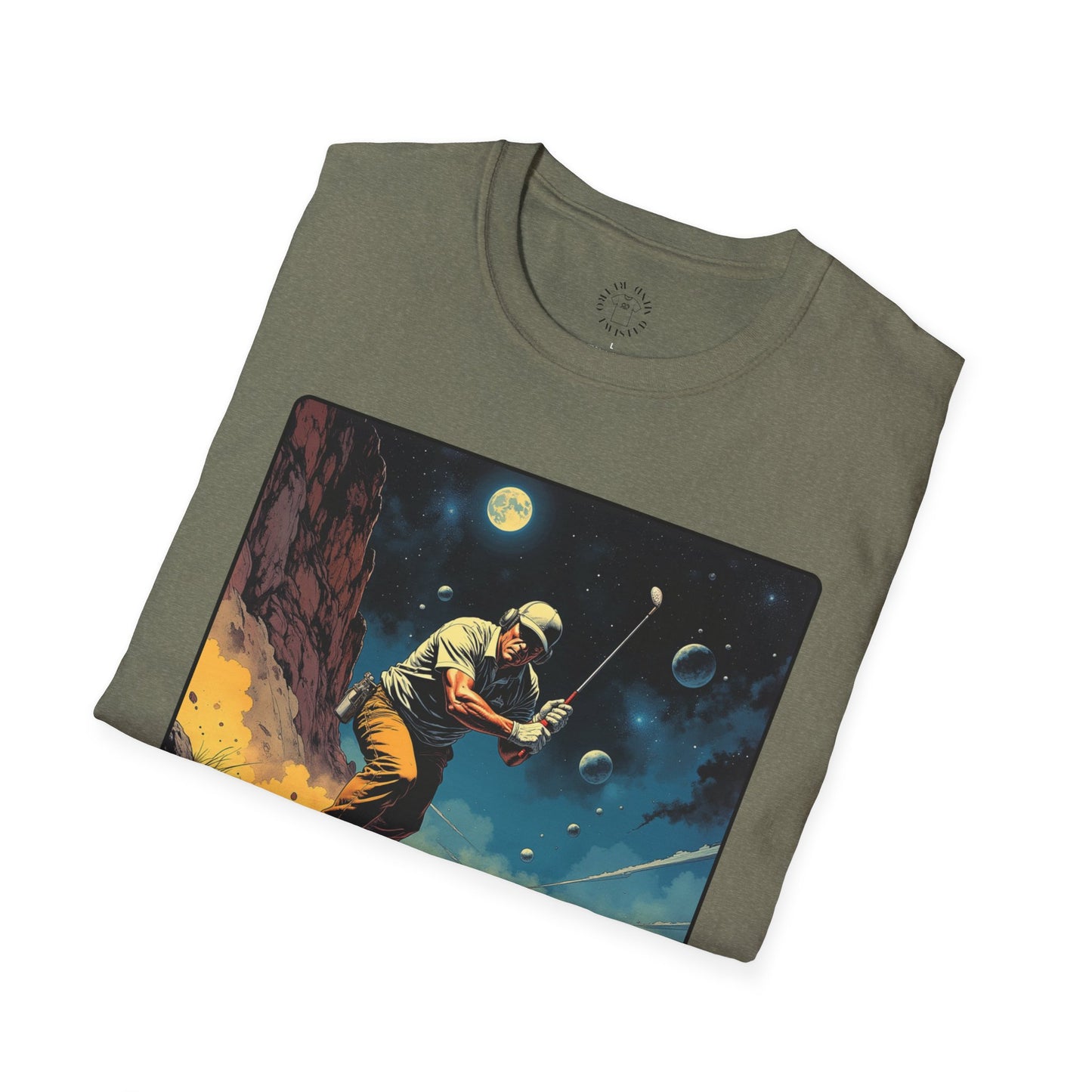 My Game, My Rules Unisex Softstyle T-Shirt - Retro Space Design, golf ,sport