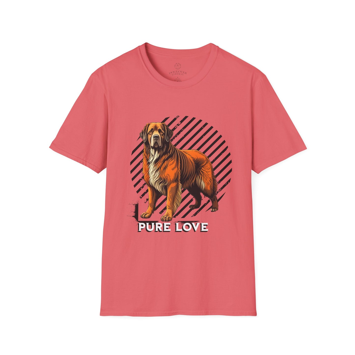 Pure Love Dog Unisex Softstyle T-Shirt - Perfect Gift for Pet Lovers