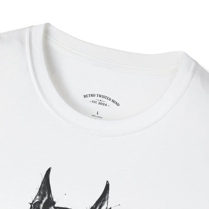 Doberman Portrait T-Shirt — "Warm Amour" Graphic Tee for Dog Lovers