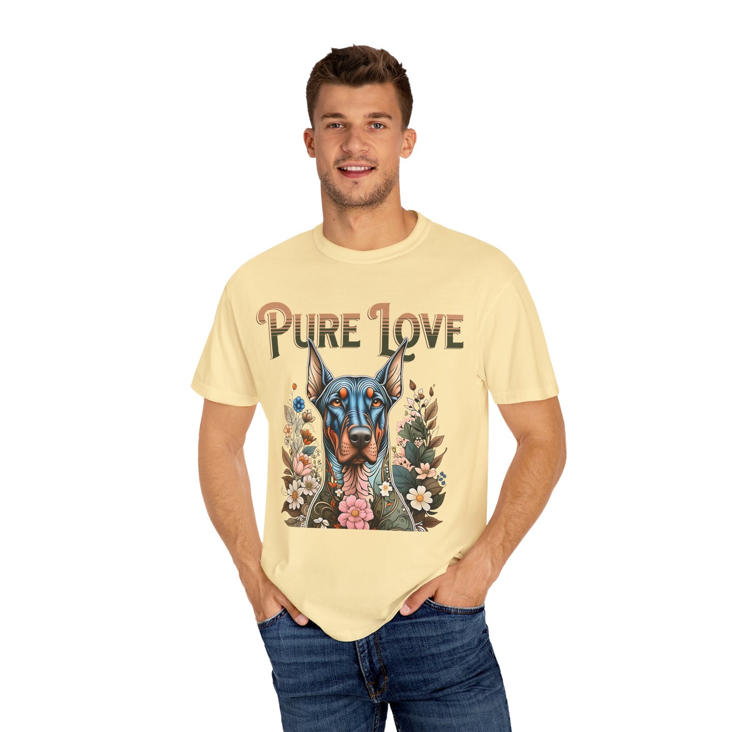 Pure Love Dog Art Unisex T-Shirt - Perfect Gift for Animal Lovers