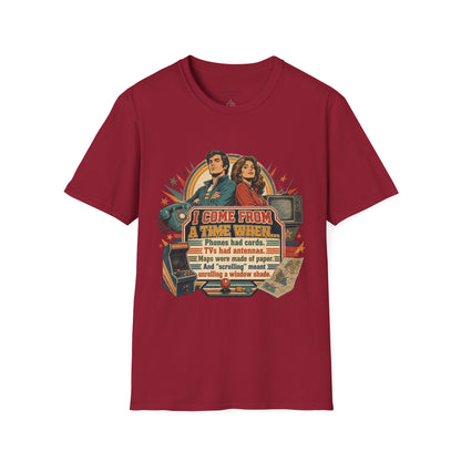 Vintage Road Trip T-Shirt — "I Come From A Time When" Retro Couple Graphic