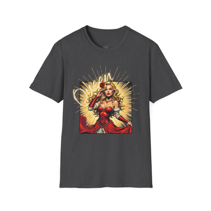 Empowered Women Unisex Softstyle T-Shirt - Bold & Confident Design, queen. girl