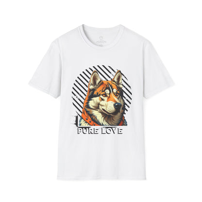 Pure Love Dog Unisex Softstyle T-Shirt - Perfect Gift for Dog Lovers