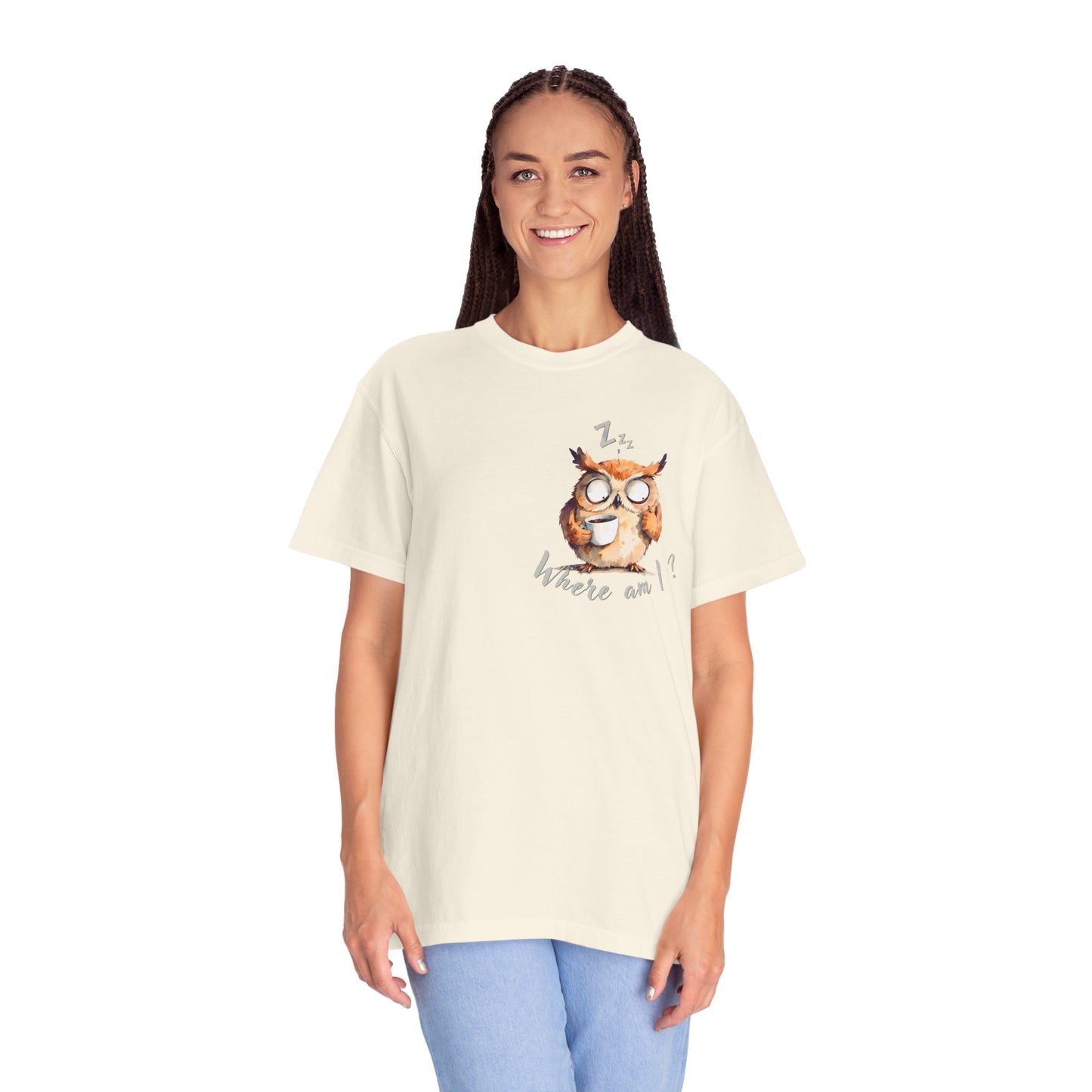 Where Am I? Owl Graphic T-Shirt