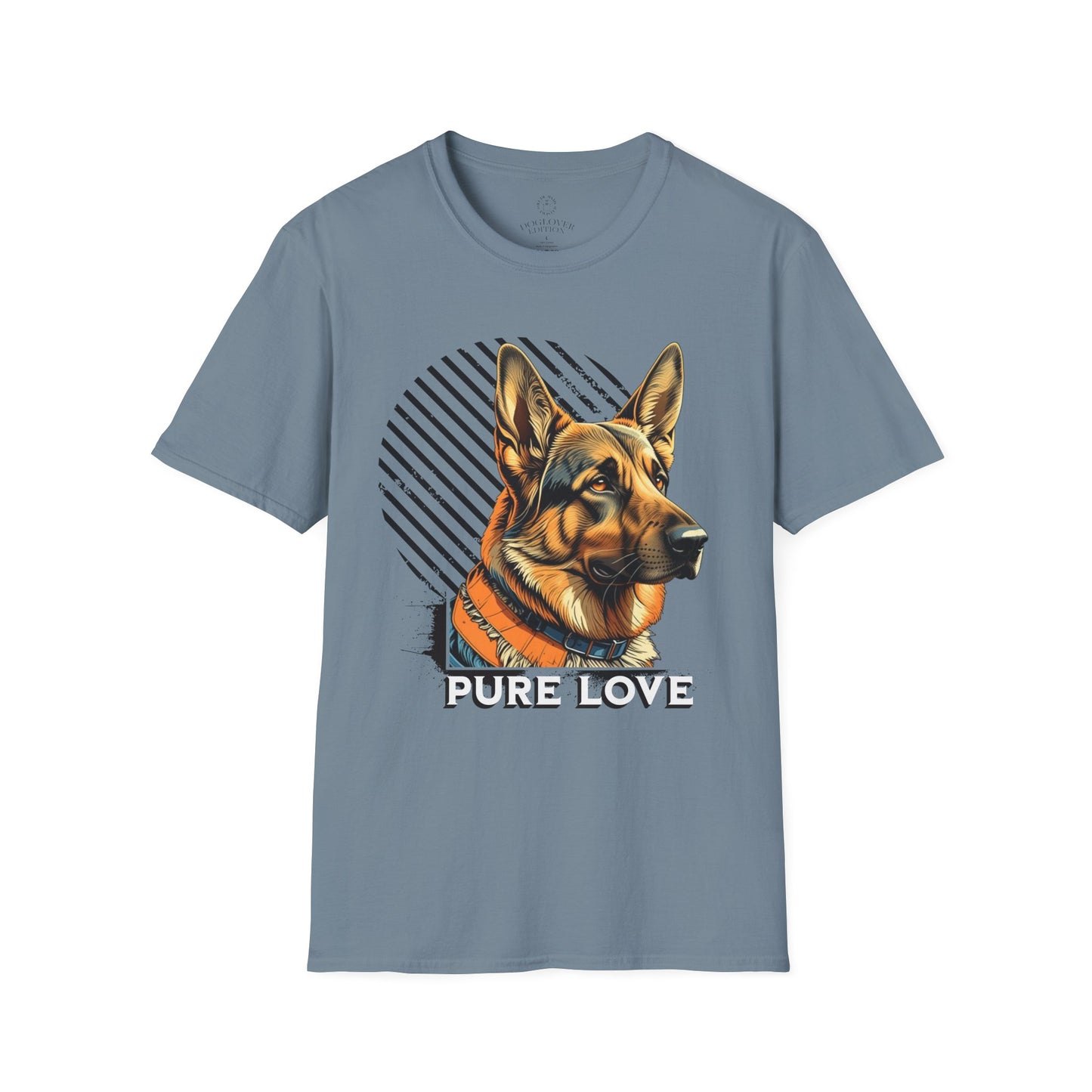 German Shepherd Pure Love Unisex Softstyle T-Shirt .dog