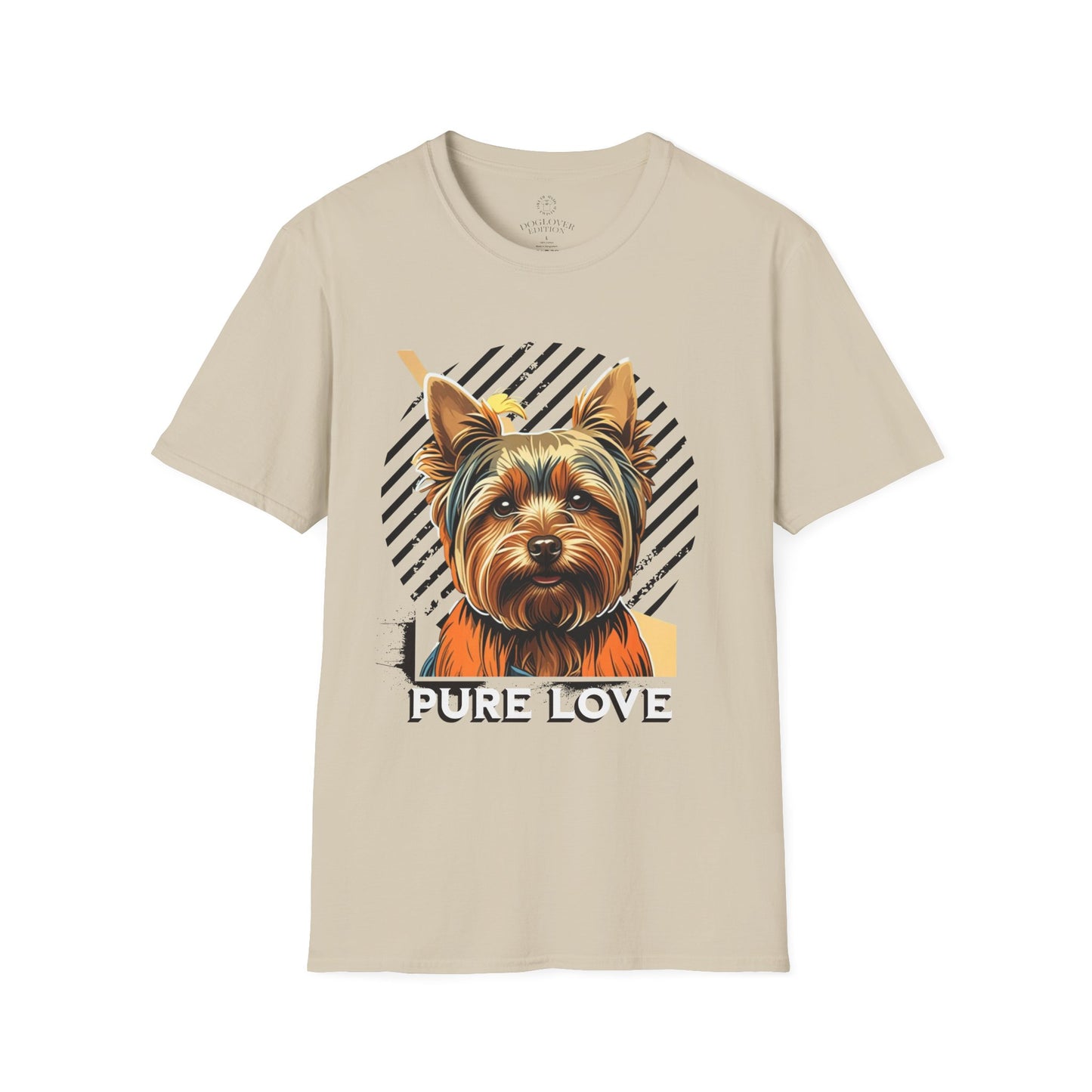 Pure Love Yorkie Unisex Softstyle T-Shirt - Perfect Gift for Dog Lovers