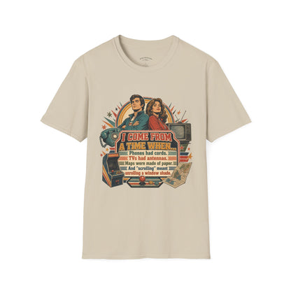 Vintage Road Trip T-Shirt — "I Come From A Time When" Retro Couple Graphic