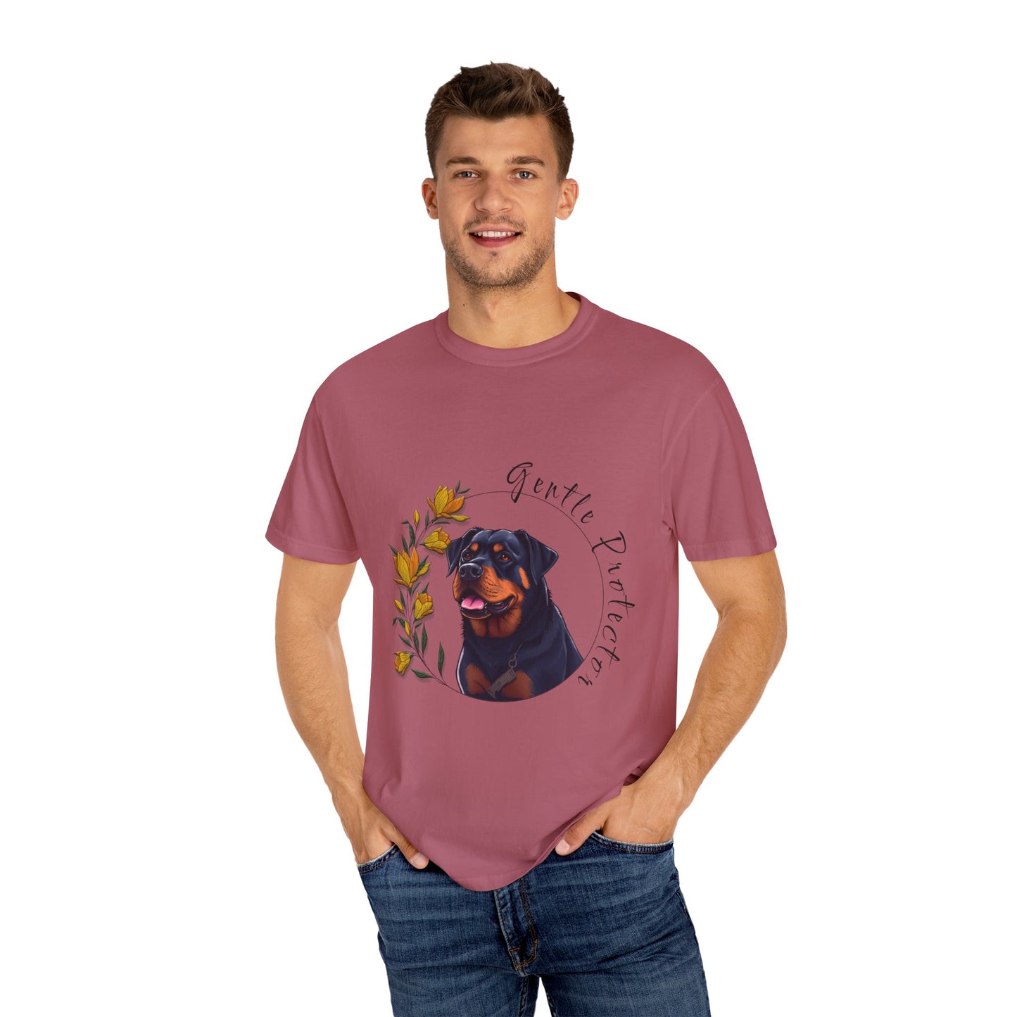 Gentle Protector Unisex Garment-Dyed T-Shirt - Dog Lover Apparel