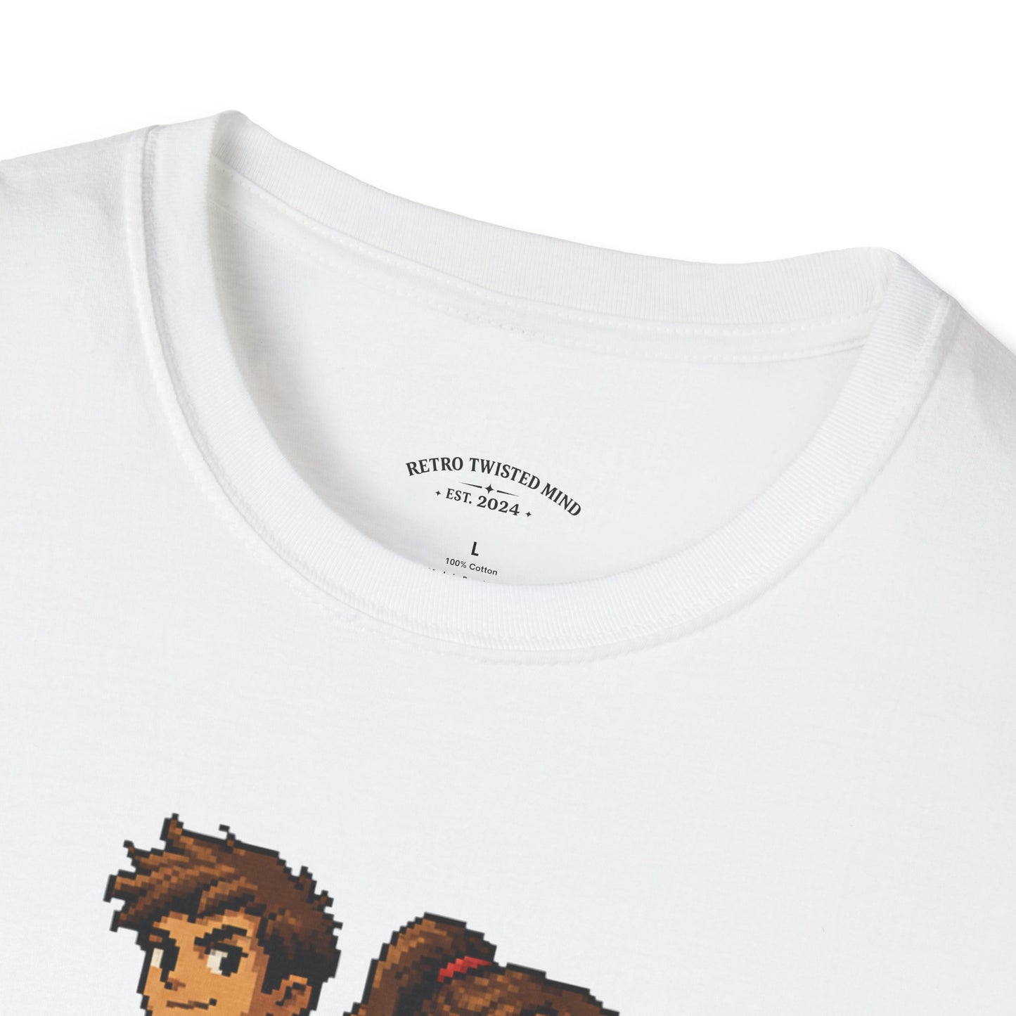 T-Shirt — Retro Pixel 'Real Gamers Don't Need 4K' Graphic Tee