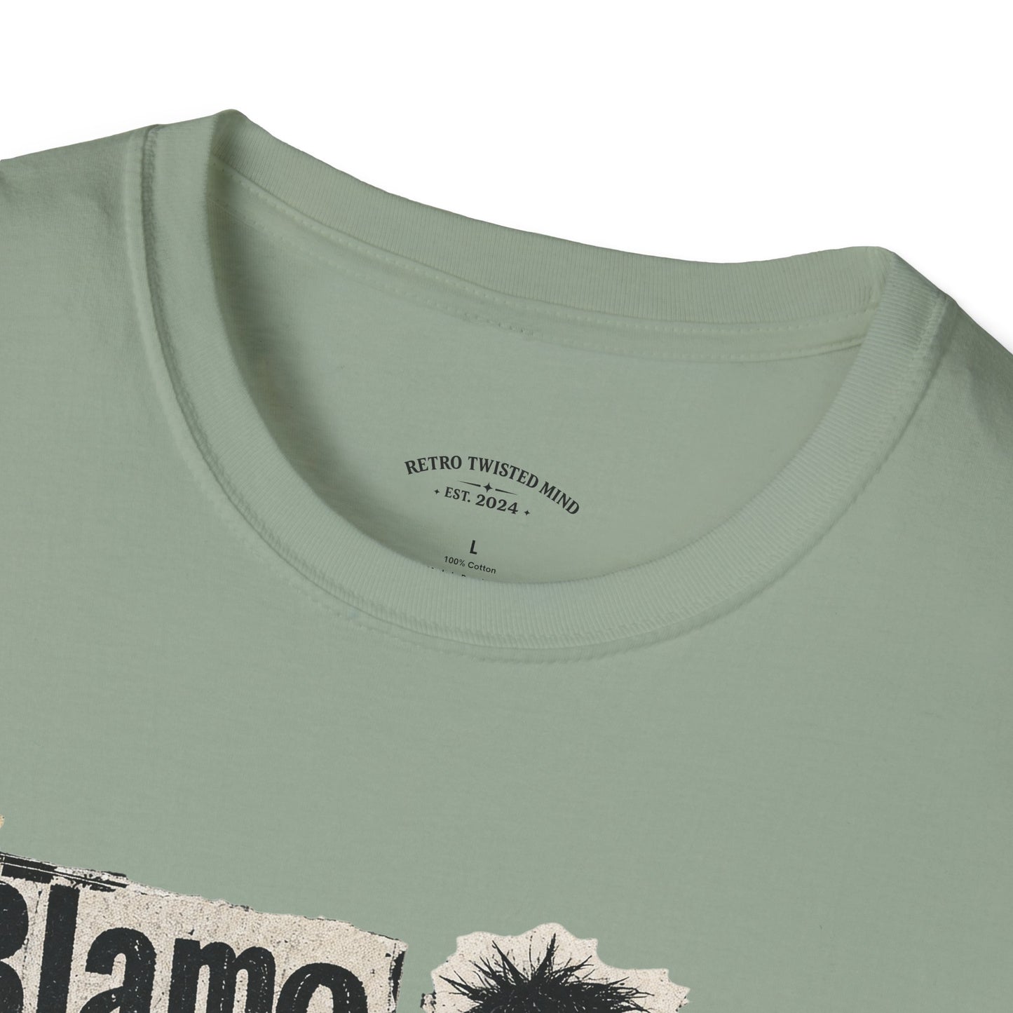 Blame the Owner Not the Dog T-Shirt - Funny Punk Dog Graphic Tee