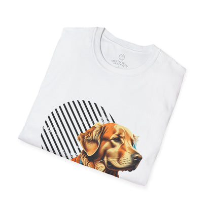 Pure Love Golden Retriever T-Shirt – Unisex Softstyle Tee for Dog Lovers