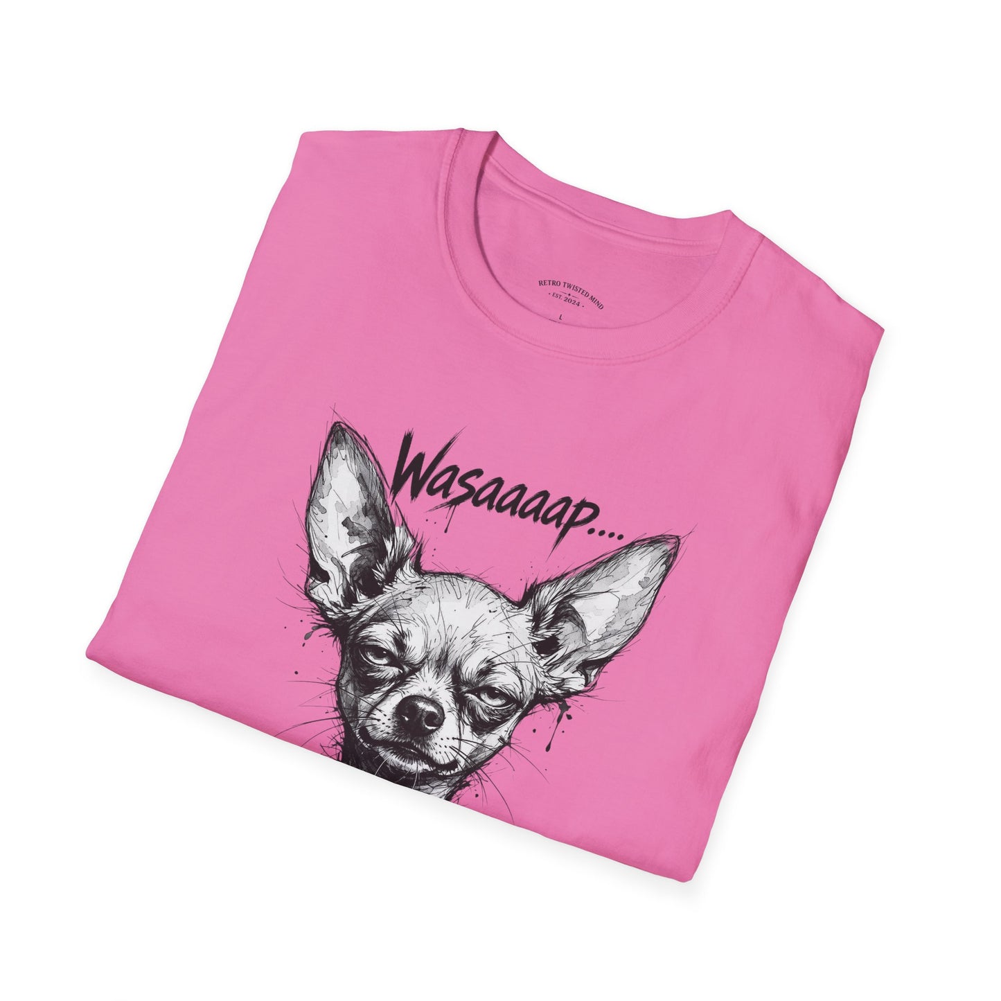 Chihuahua 'Wasaaaap' Graphic T-Shirt — Funny Dog Tee for Pet Lovers