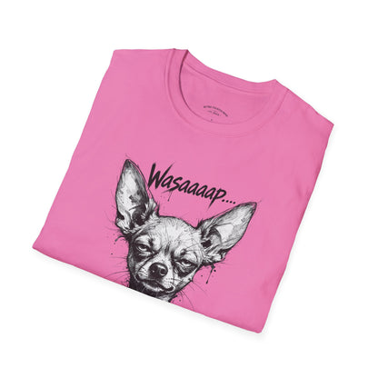 Chihuahua 'Wasaaaap' Graphic T-Shirt — Funny Dog Tee for Pet Lovers