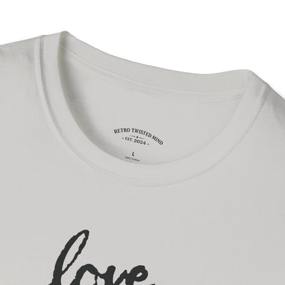 Love Rottweiler T-Shirt — Vintage Black Dog Portrait Tee for Dog Lovers