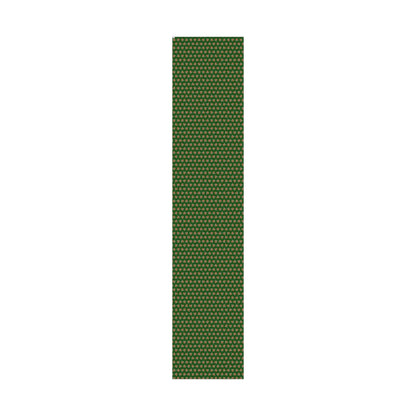 Gift Wrap Paper - Festive Green Holiday Pattern with Gingerbread Houses