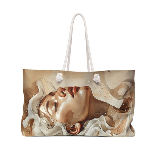Artistic Weekender Bag - Dreamy Watercolor Design