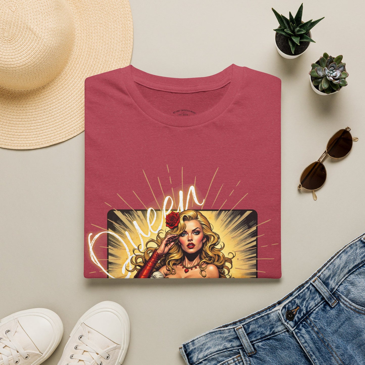 Empowered Women Unisex Softstyle T-Shirt - Bold & Confident Design, queen. girl
