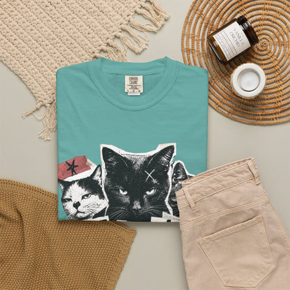 I Don’t Trust People Cat T-Shirt — Grunge Graphic Tee for Cat Lovers