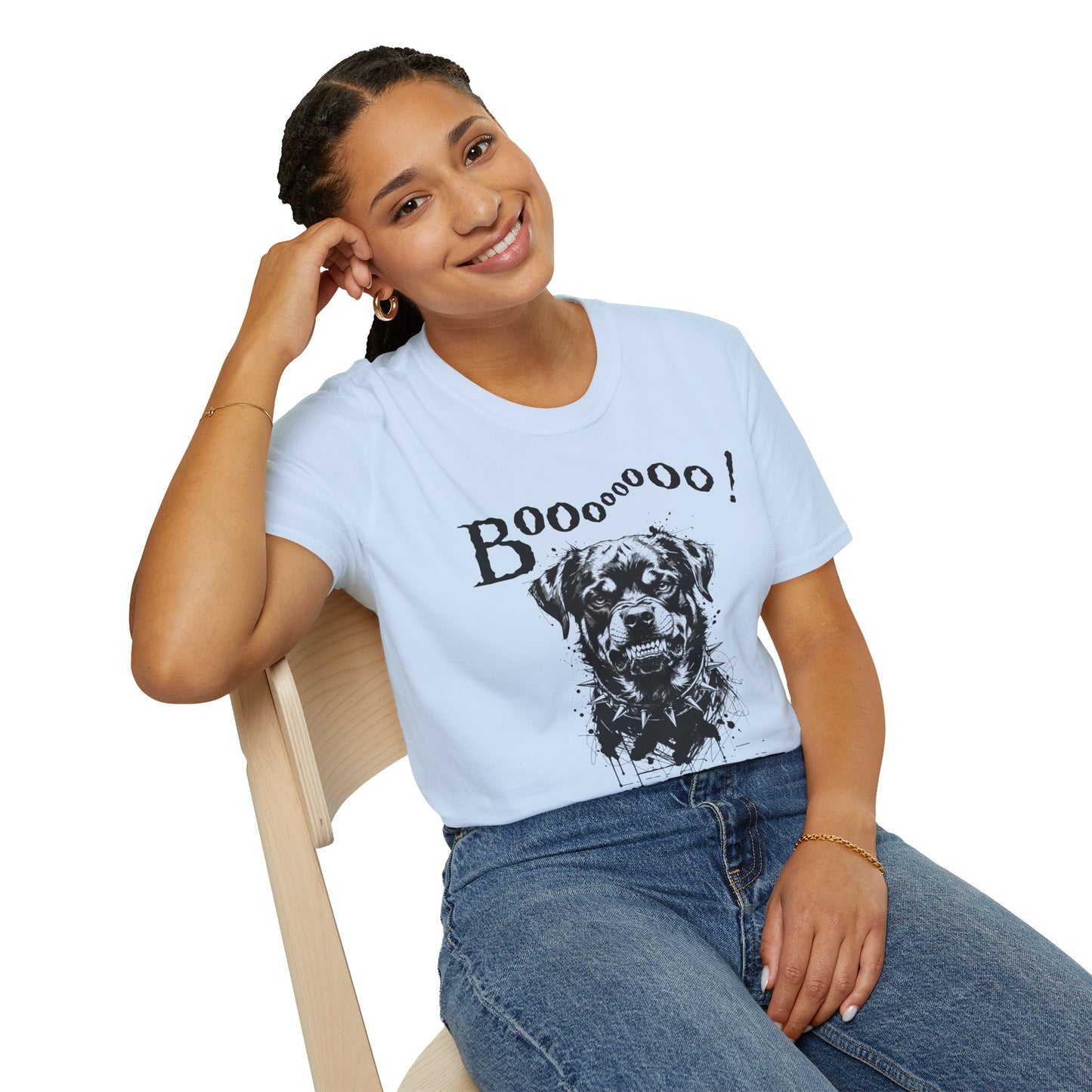 Rottweiler Boo! T-Shirt — Spooky Dog Halloween Tee