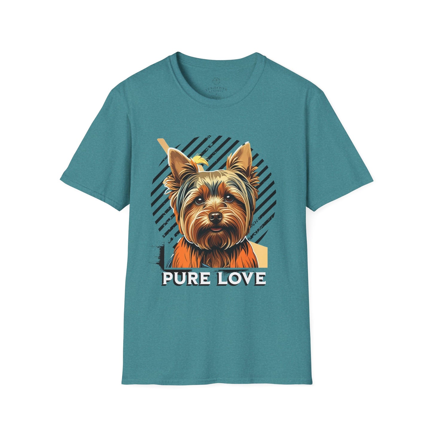 Pure Love Yorkie Unisex Softstyle T-Shirt - Perfect Gift for Dog Lovers
