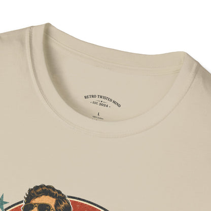 Vintage Human T-Shirt — Retro 70s Duo Graphic Tee