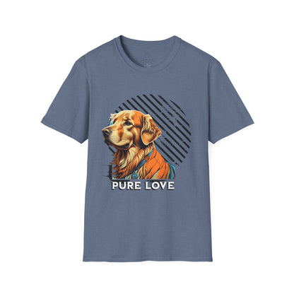 Pure Love Dog Unisex Softstyle T-Shirt - Perfect for Pet Lovers