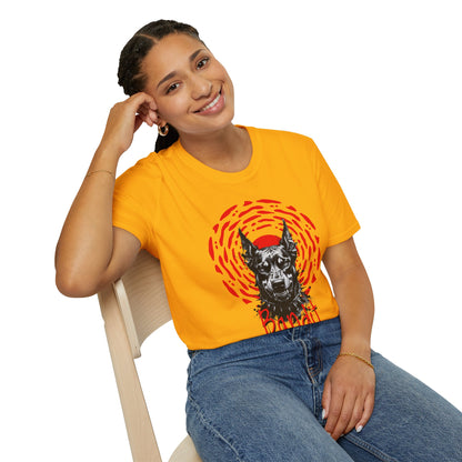 Doberman Graphic T-Shirt — Red Halo 'Bandit' Design