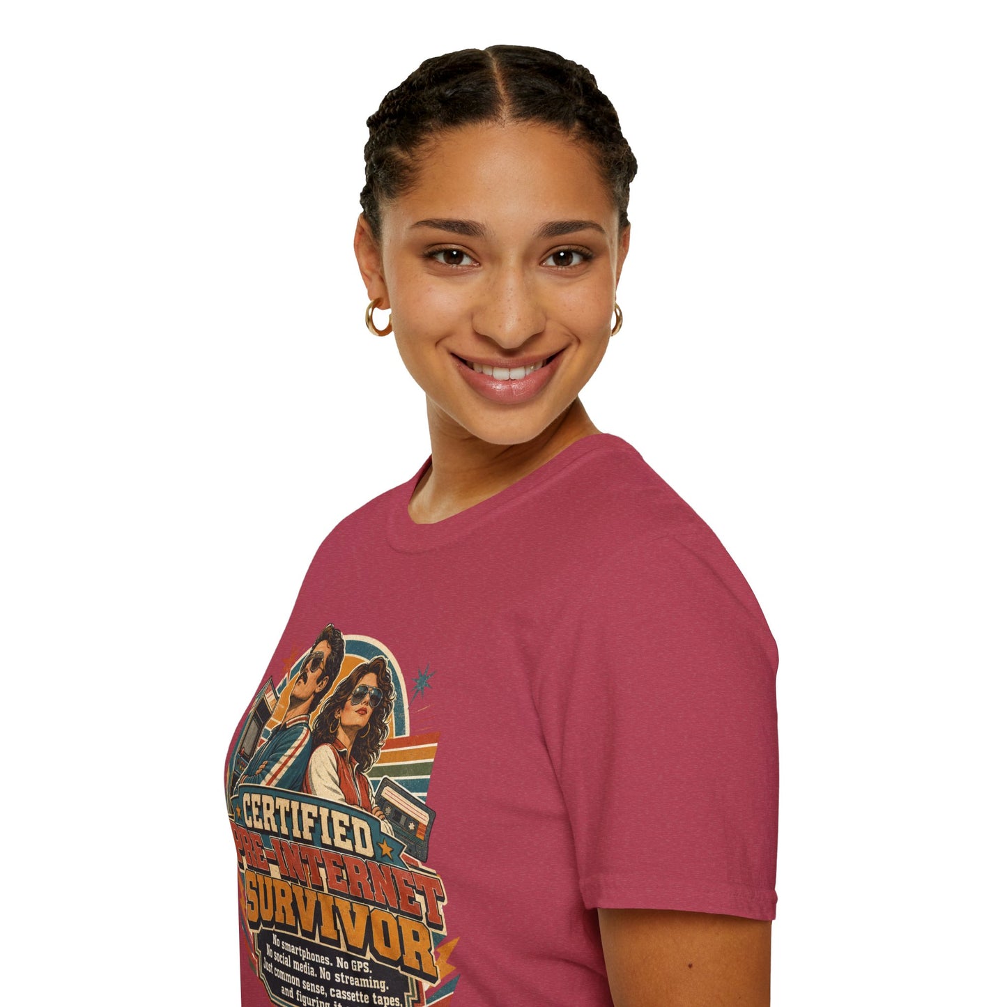 Certified Pre-Pandemic Survivor T-Shirt — Retro 70s Vintage Graphic