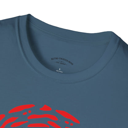 Doberman Graphic T-Shirt — Red Halo 'Bandit' Design