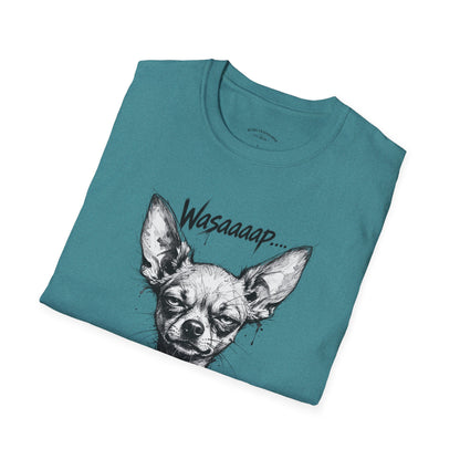 Chihuahua 'Wasaaaap' Graphic T-Shirt — Funny Dog Tee for Pet Lovers