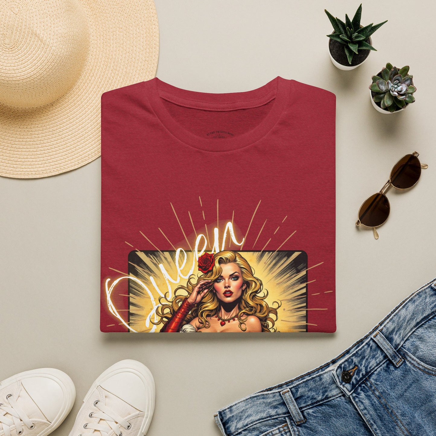 Empowered Women Unisex Softstyle T-Shirt - Bold & Confident Design, queen. girl