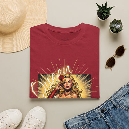 Empowered Women Unisex Softstyle T-Shirt - Bold & Confident Design, queen. girl