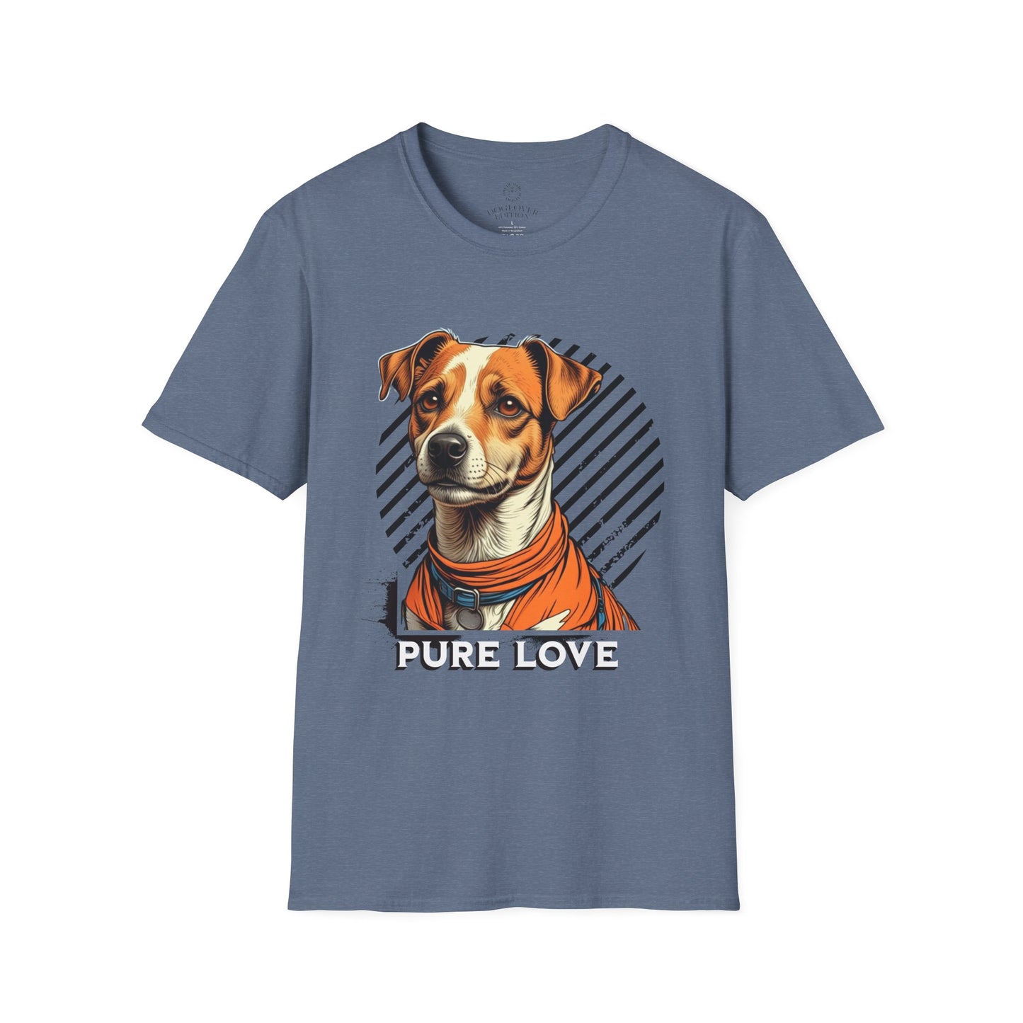 Pure Love Dog Graphic T-Shirt, Unisex Tee for Pet Lovers, Cute Canine Shirt, Gift for Dog Owners, Animal Rescue Apparel