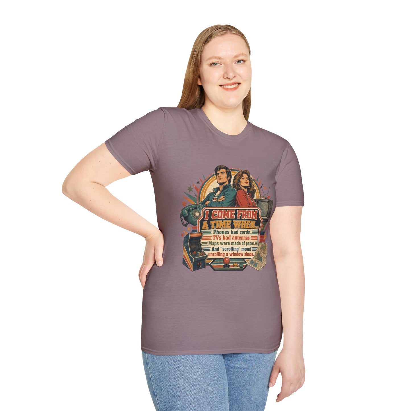 Vintage Road Trip T-Shirt — "I Come From A Time When" Retro Couple Graphic